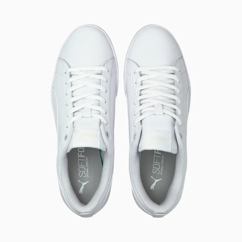 Puma Smash v2 leren Wit (365208-04)