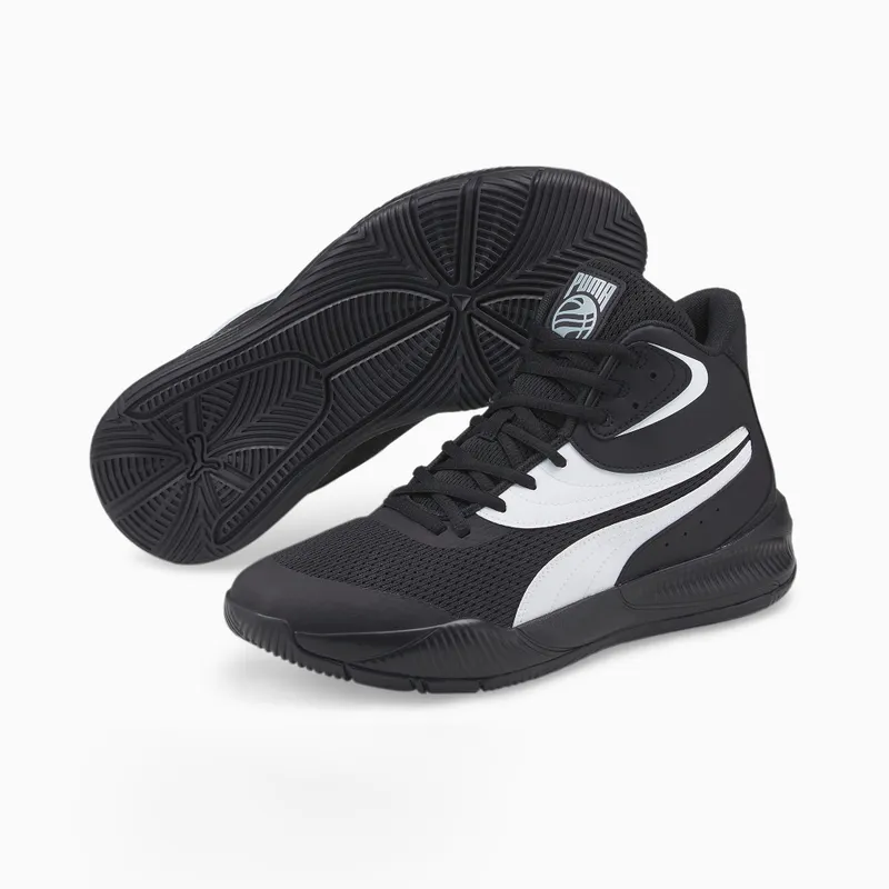 Puma Triple Mid Wit/Zwart (376451-09)