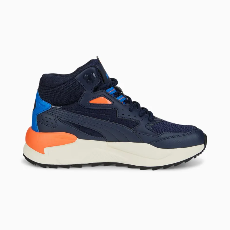 Puma X-Ray Speed Mid WTR Youth Blauw/Oranje (387385-02)