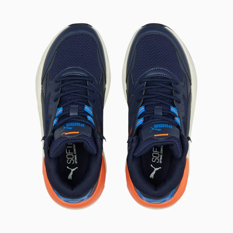Puma X-Ray Speed Mid WTR Youth Blauw/Oranje (387385-02)