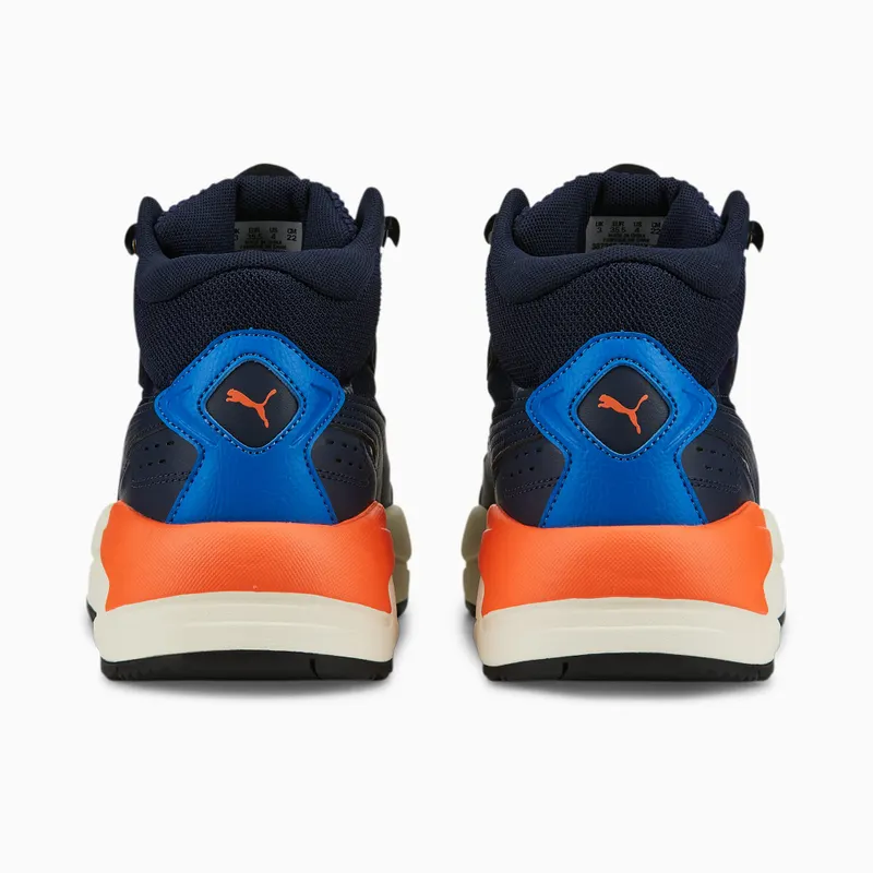 Puma X-Ray Speed Mid WTR Youth Blauw/Oranje (387385-02)