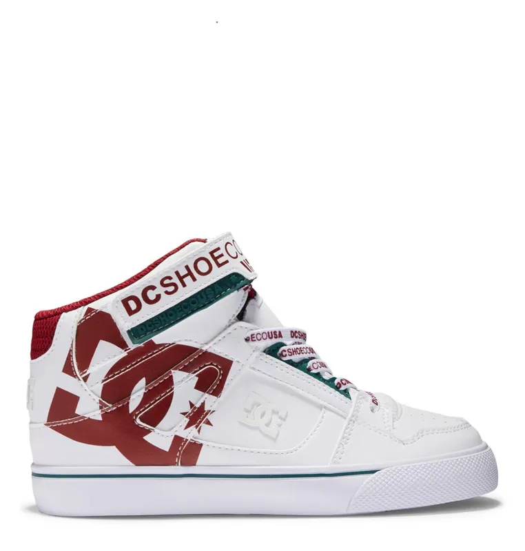 DC Shoes Pure Hi SE white/chili pepper (ADBS300329-WT8)