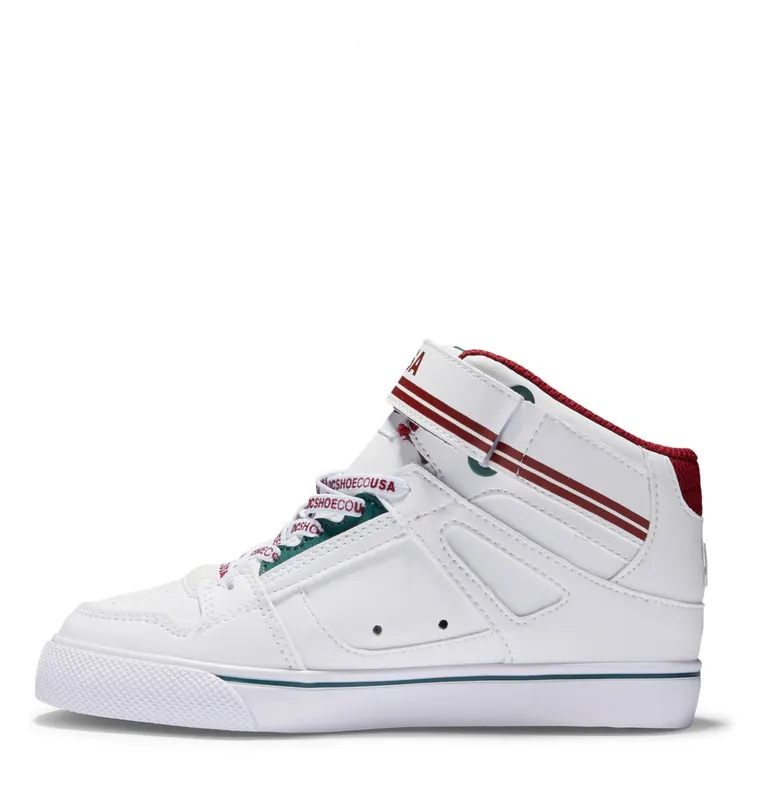 DC Shoes Pure Hi SE white/chili pepper (ADBS300329-WT8)