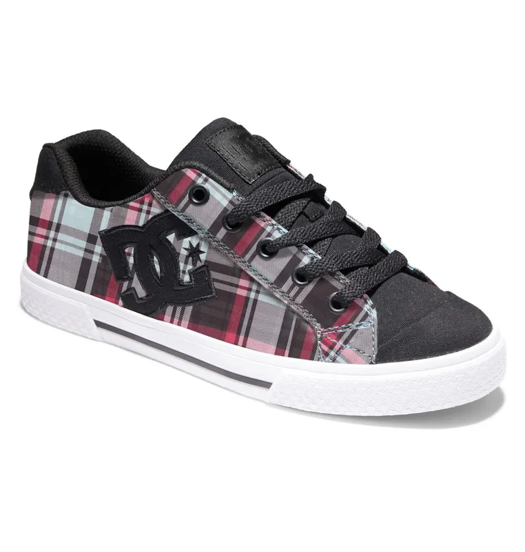 DC Shoes Chelsea black/blue/plaid (ADJS300243-0BP)
