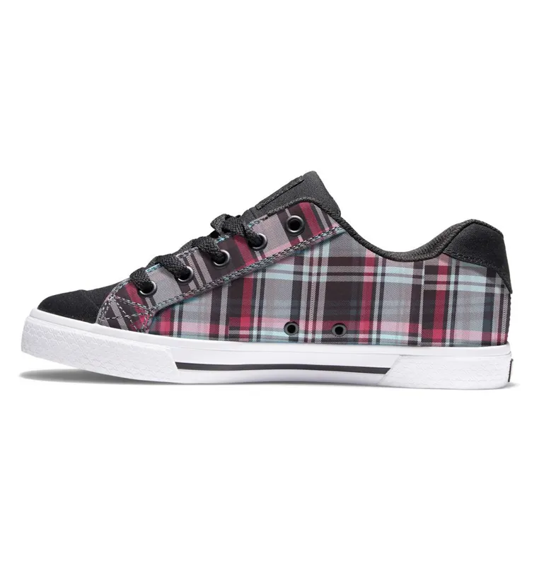 DC Shoes Chelsea black/blue/plaid (ADJS300243-0BP)