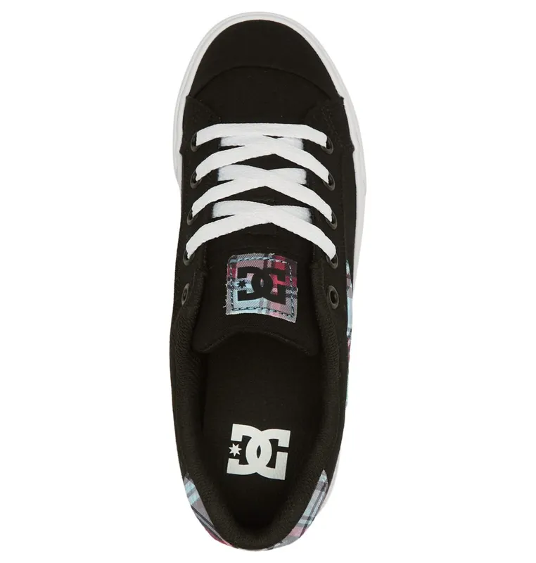 DC Shoes Chelsea black/plaid/white (ADJS300243-BD4)