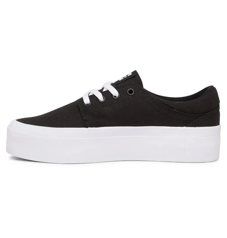 DC Shoes Trase Platform black/white (ADJS300269-BKW)