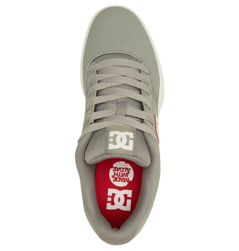 DC Shoes Central grey/grey/red (ADYS100551-XSSR)