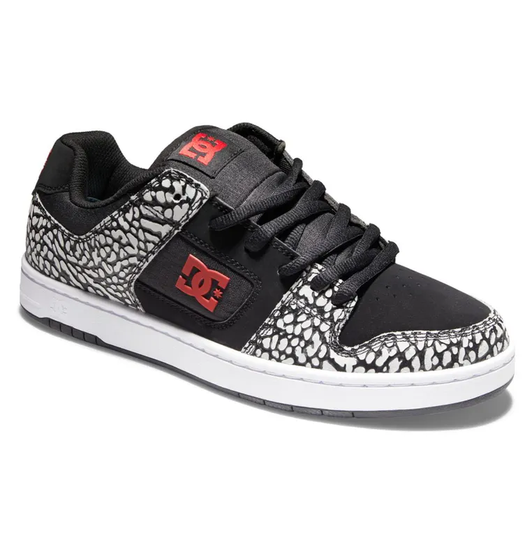 DC Shoes Manteca Se black/red print (ADYS100767-BEP)