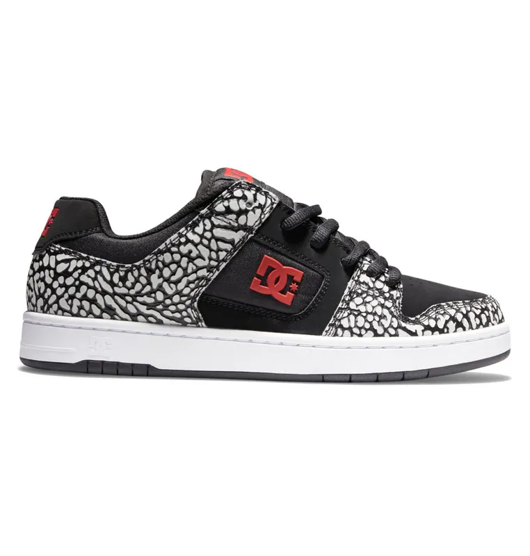DC Shoes Manteca Se black/red print (ADYS100767-BEP)