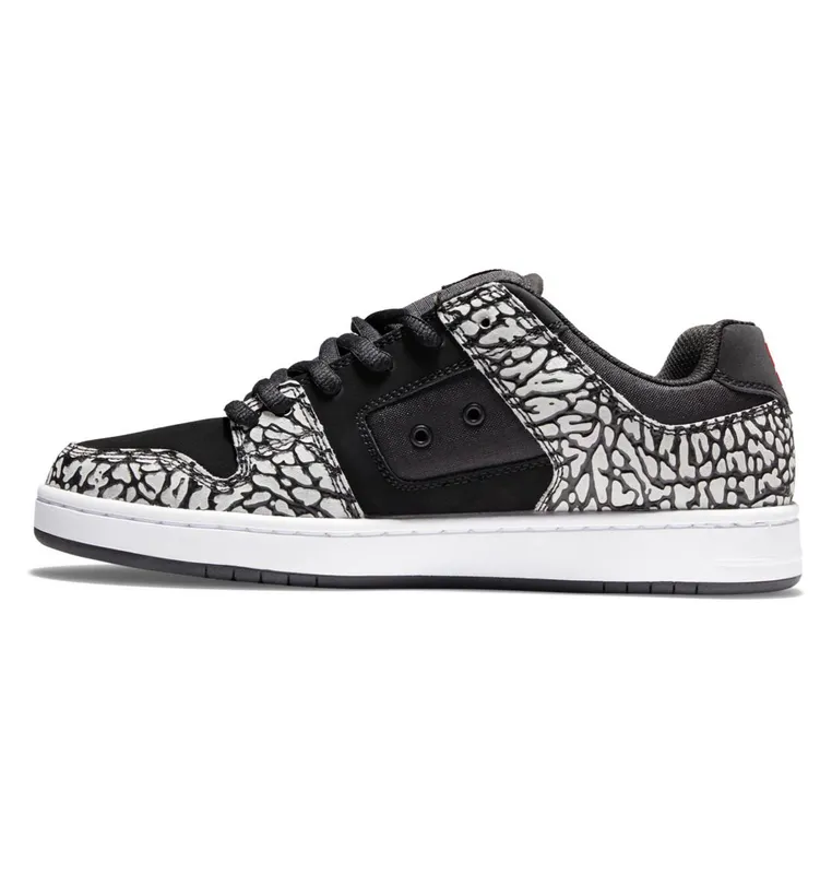 DC Shoes Manteca Se black/red print (ADYS100767-BEP)