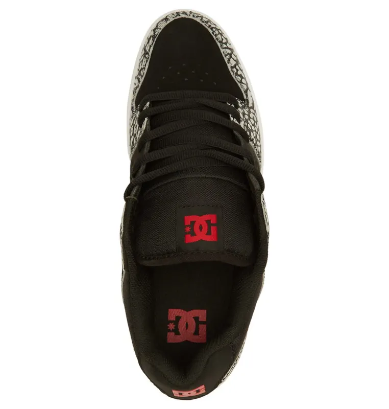 DC Shoes Manteca Se black/red print (ADYS100767-BEP)