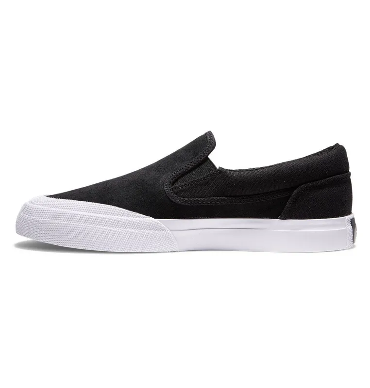 DC Shoes Manual Slip-Op black/black/white (ADYS300705-XKKW)