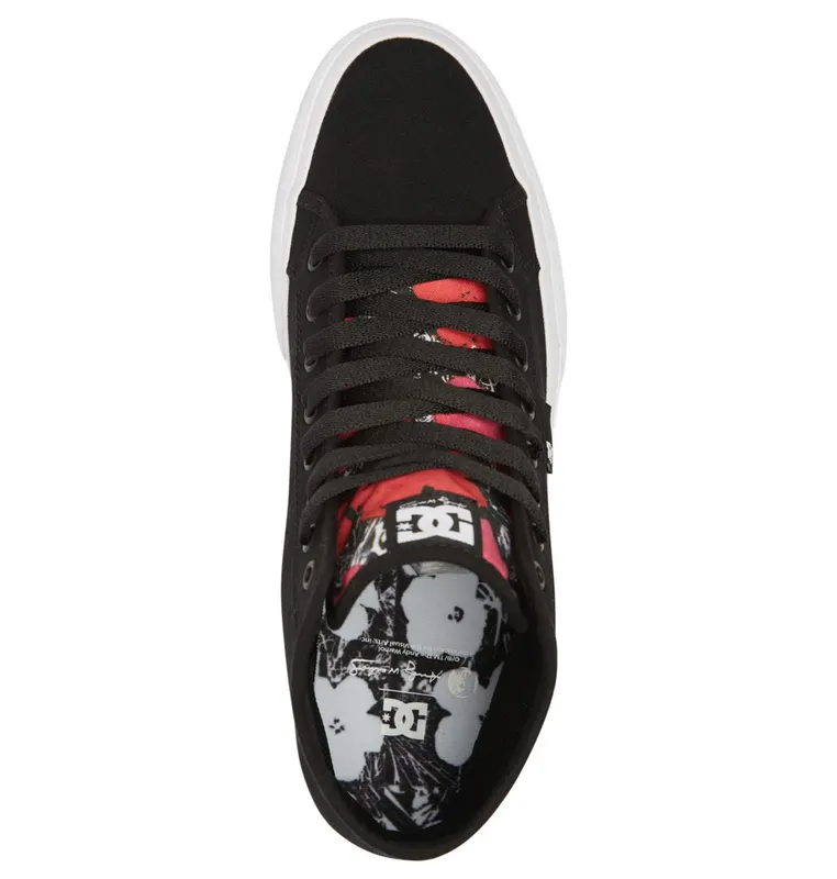 DC Shoes Andy Warhol Manual Hi black/white/red (ADYS300712-XKWR)