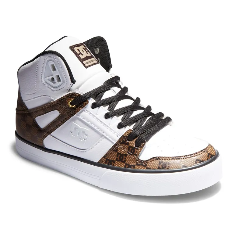 DC Shoes Pure Hi SE black/brown/white (ADYS400042-XKCW)