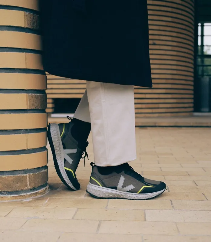 Veja CONDOR MESH KAKI OXFORD GREY SOLE (CD012341)