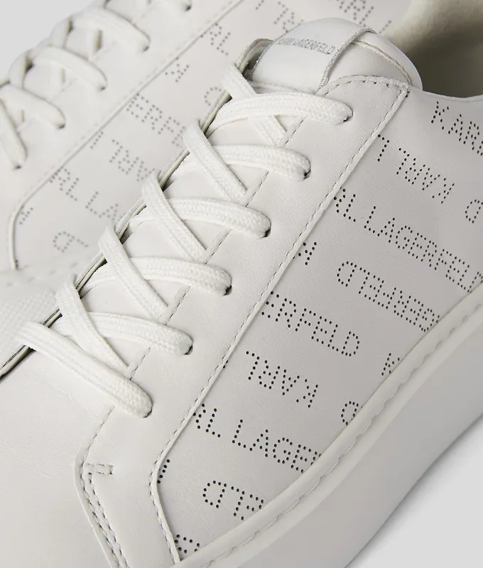 Karl Lagerfeld Maxi Kup sneakers met geperforeerd logo (17238236TU)