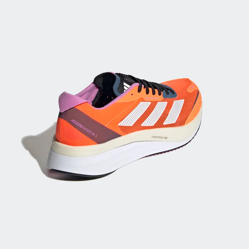 adidas Adizero Boston 11 Solar Orange / Cloud White / Wonder Steel (GX6652)