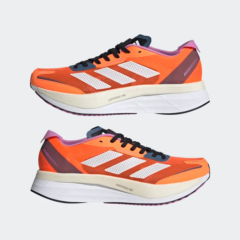 adidas Adizero Boston 11 Solar Orange / Cloud White / Wonder Steel (GX6652)