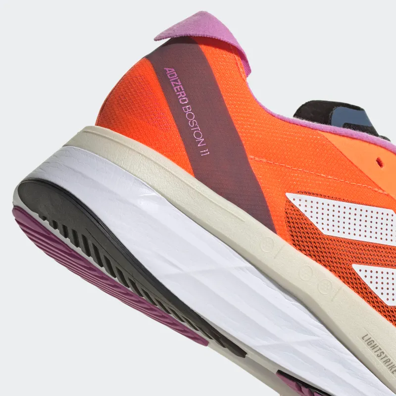 adidas Adizero Boston 11 Solar Orange / Cloud White / Wonder Steel (GX6652)
