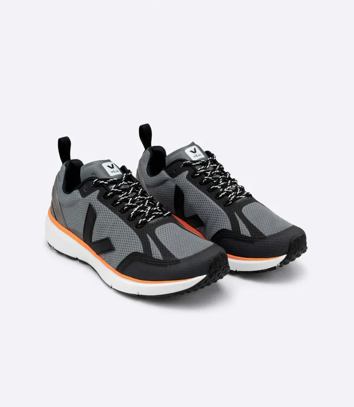 Veja CONDOR 2 ALVEOMESH CONCRETE BLACK NEON ORANGE (CL012484)