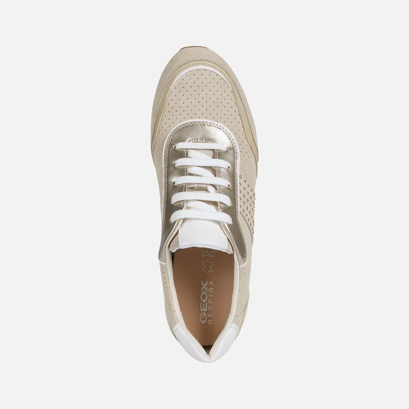 Geox Tabelya Woman cream/light gold (D94AQA022BCC5K2L)