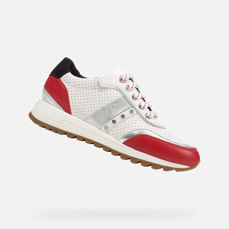 Geox Tabelya Woman off white/red (D02AQA00085C0644)