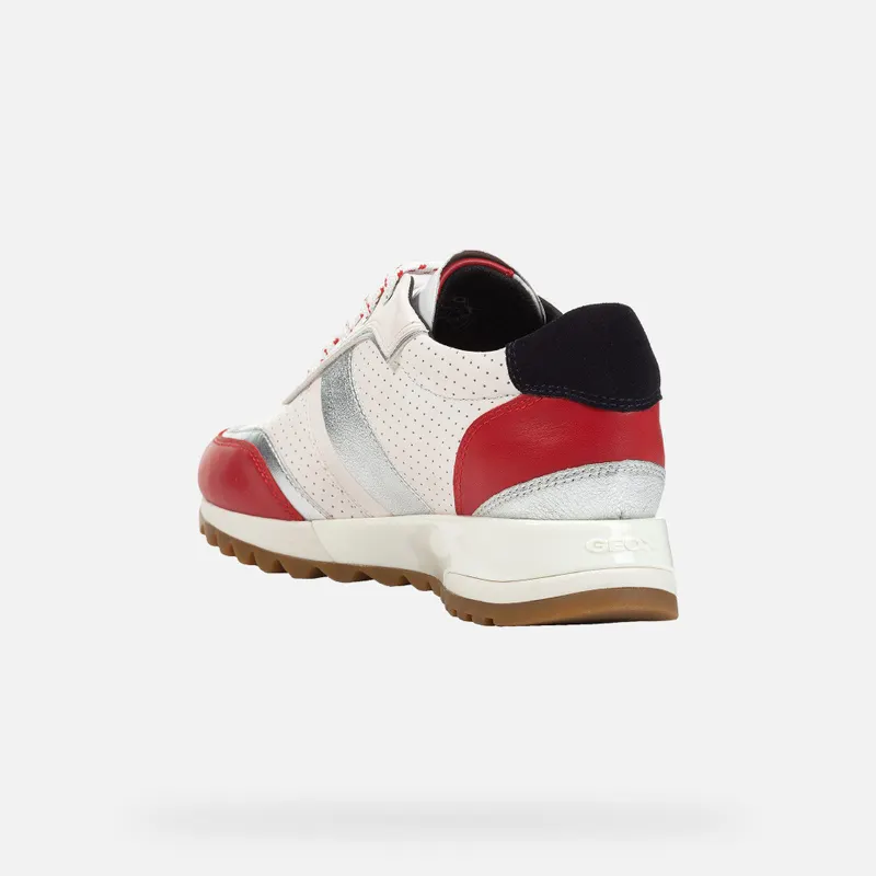 Geox Tabelya Woman off white/red (D02AQA00085C0644)
