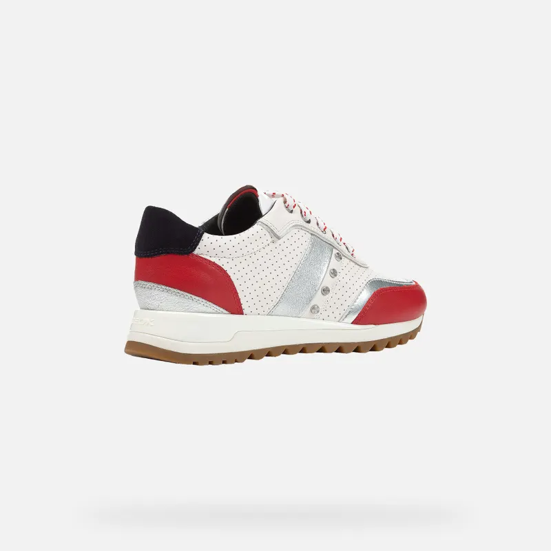 Geox Tabelya Woman off white/red (D02AQA00085C0644)