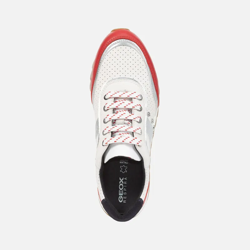 Geox Tabelya Woman off white/red (D02AQA00085C0644)
