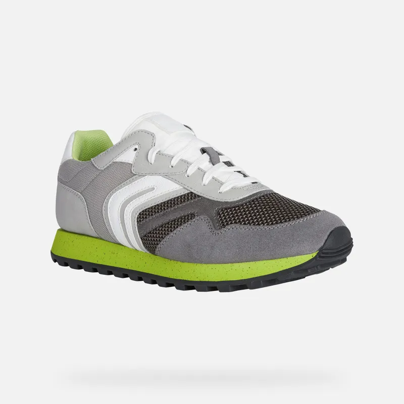 Geox Ponente Man grey/lime (U16CPA014EKC0666)