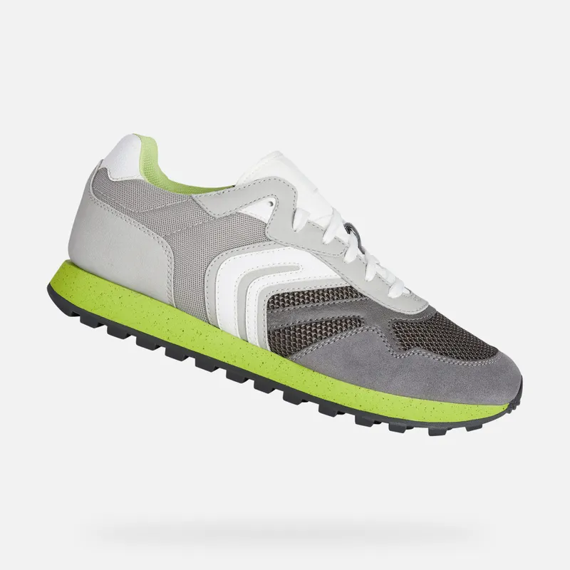 Geox Ponente Man grey/lime (U16CPA014EKC0666)