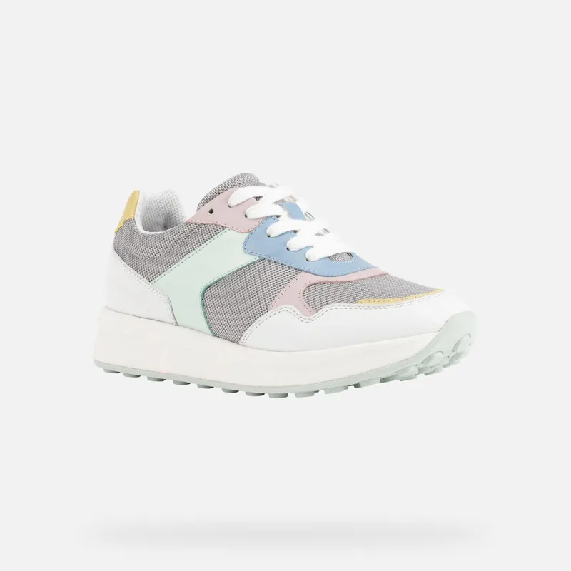 Geox Runntix Woman light grey/white (D25RRB01485C1303)