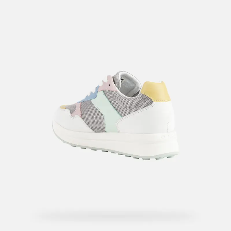 Geox Runntix Woman light grey/white (D25RRB01485C1303)