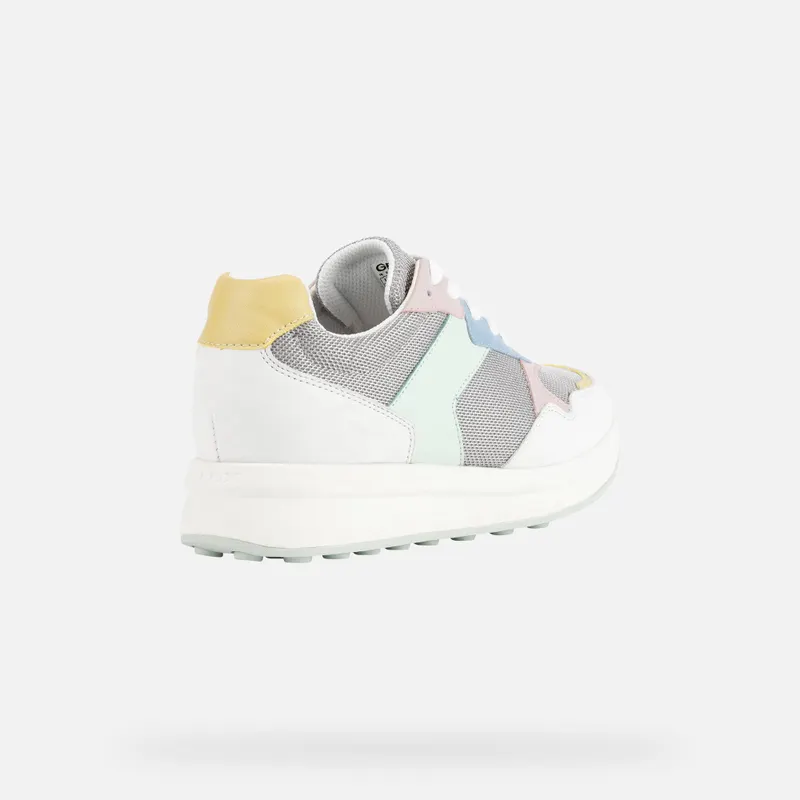 Geox Runntix Woman light grey/white (D25RRB01485C1303)