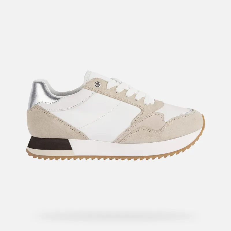 Geox Doralea Woman white/light taupe (D25RTB0FU22C1ZH6)
