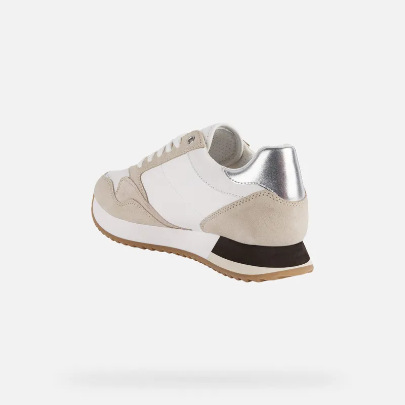 Geox Doralea Woman white/light taupe (D25RTB0FU22C1ZH6)