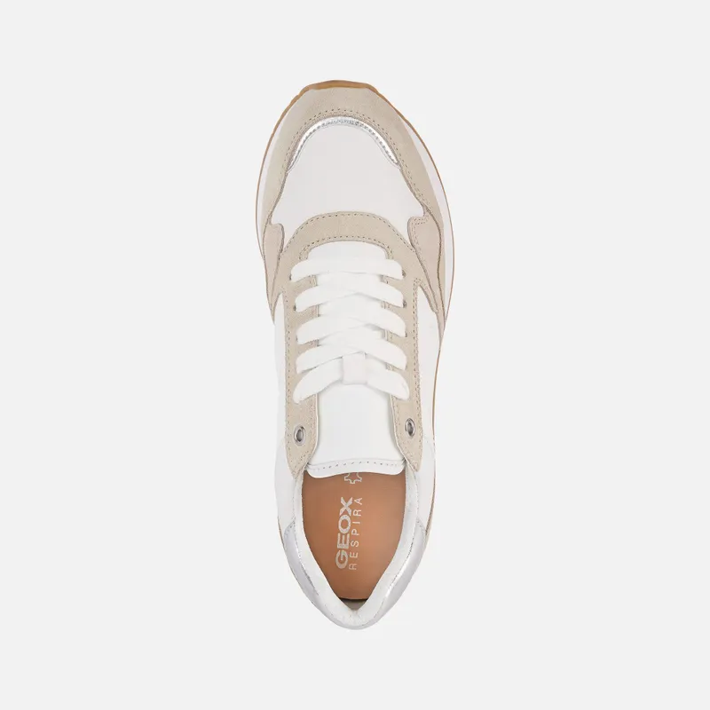 Geox Doralea Woman white/light taupe (D25RTB0FU22C1ZH6)