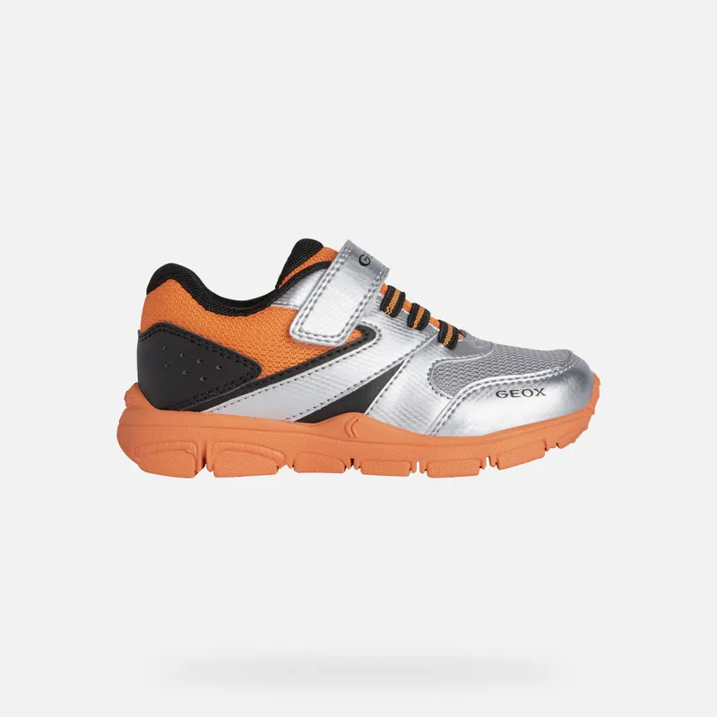 Geox New Torque Boy silver/orange (J257NA014CEC0545)