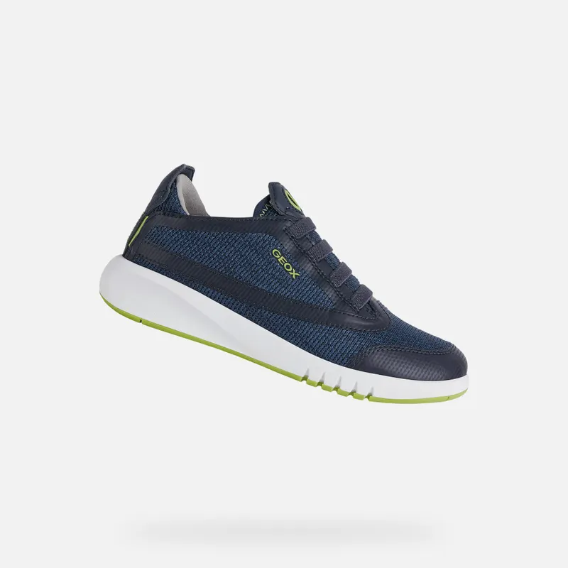 Geox Aeranter Boy navy/lime green (J25BNA07TBCCF43S)