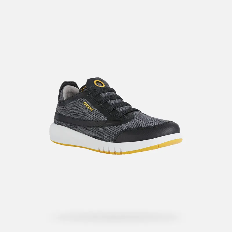 Geox Aeranter Boy black/yellow (J25BNA07TBCC0054)