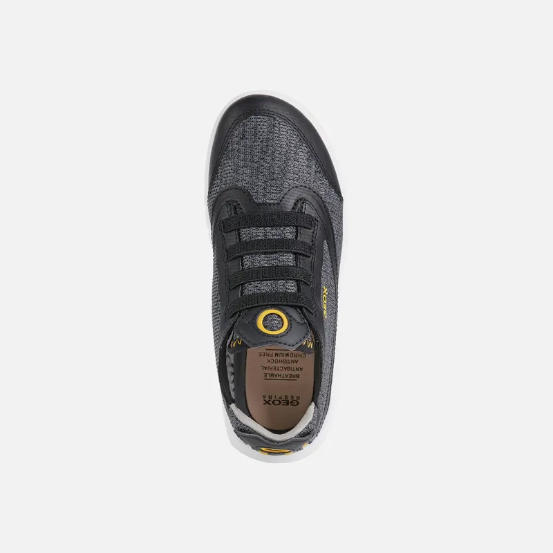 Geox Aeranter Boy black/yellow (J25BNA07TBCC0054)
