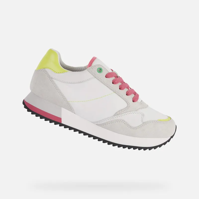 Geox Doralea Woman white/fluo fuchsia (D25RTB0FU22C1441)