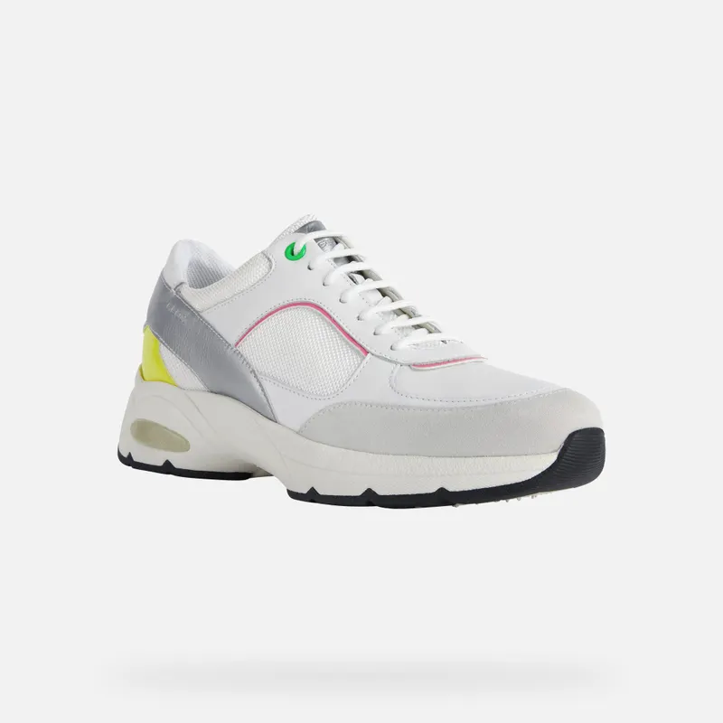 Geox Alhour Woman white/fluo fuchsia (D15FGA08514C1441)