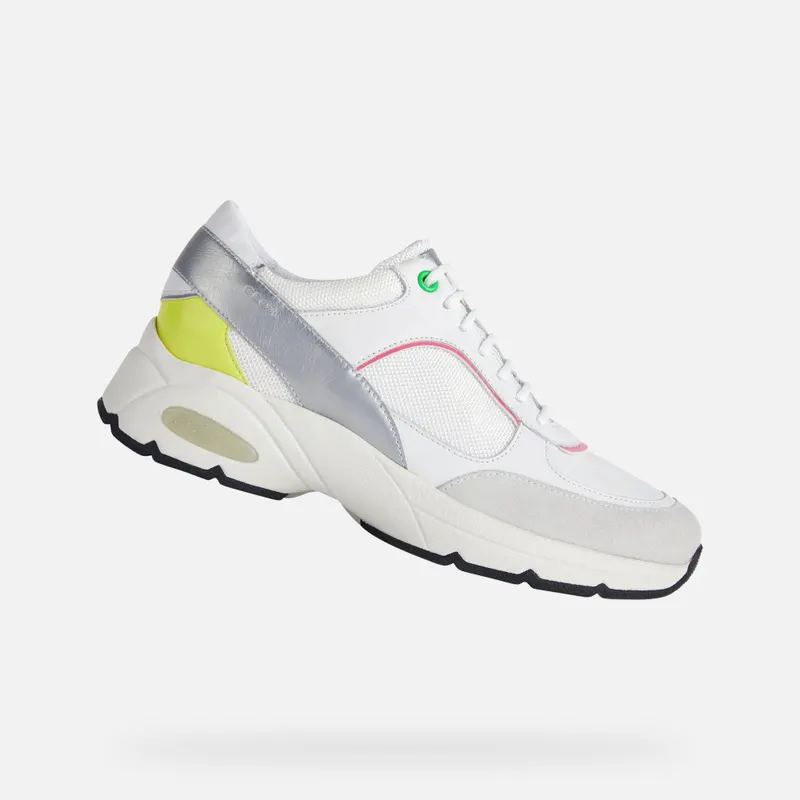 Geox Alhour Woman white/fluo fuchsia (D15FGA08514C1441)