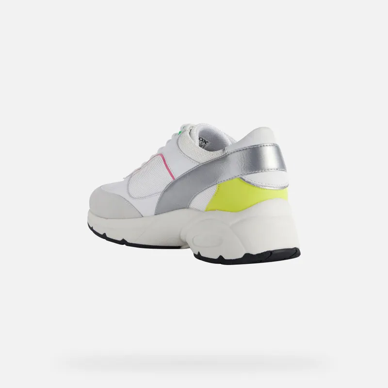 Geox Alhour Woman white/fluo fuchsia (D15FGA08514C1441)