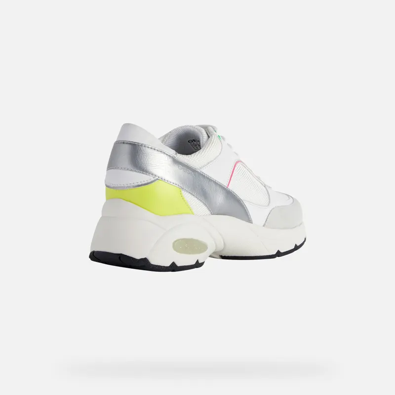 Geox Alhour Woman white/fluo fuchsia (D15FGA08514C1441)