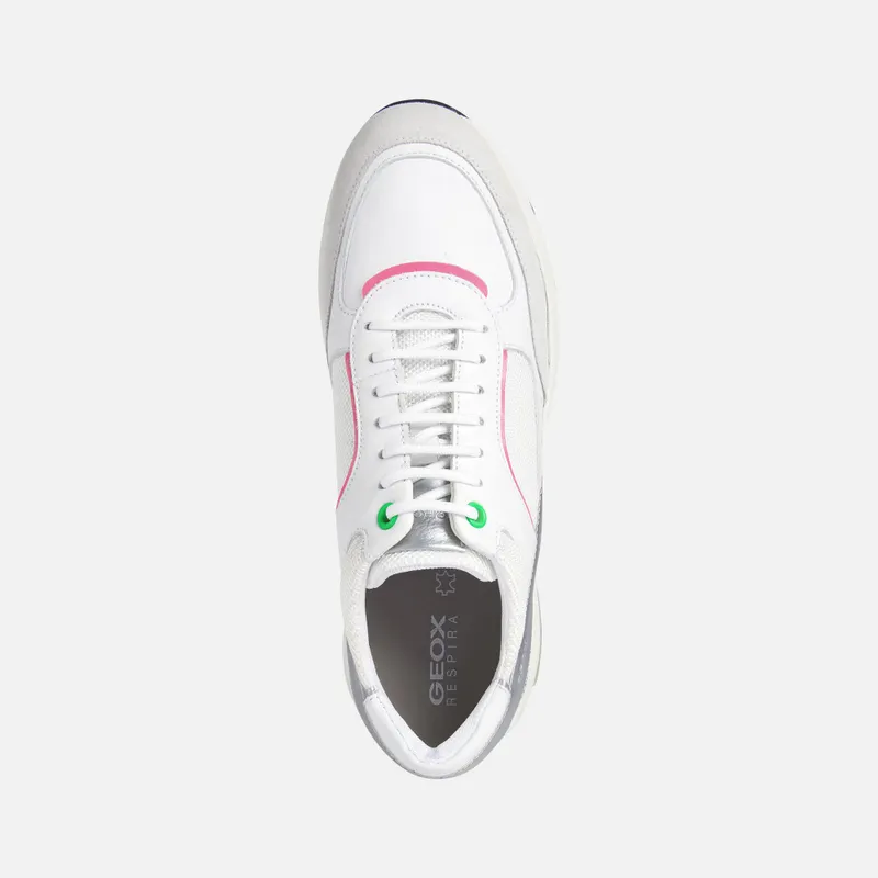 Geox Alhour Woman white/fluo fuchsia (D15FGA08514C1441)