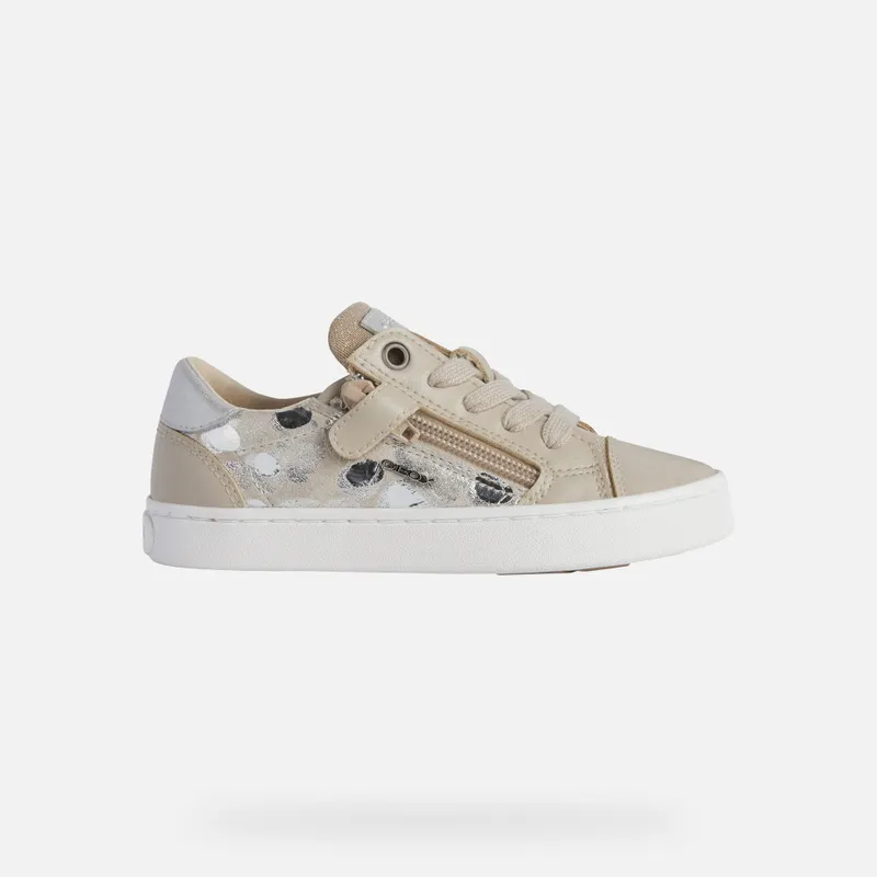 Geox Kilwi Girl beige/silver (J02D5B007BCC0475)