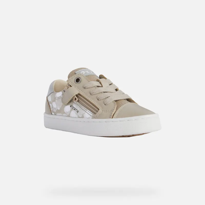 Geox Kilwi Girl beige/silver (J02D5B007BCC0475)